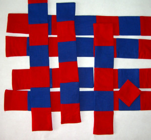 Červeno-modré metre